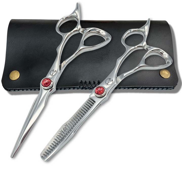 Red Moon 5.5 Inch Steel Hair Shears Set