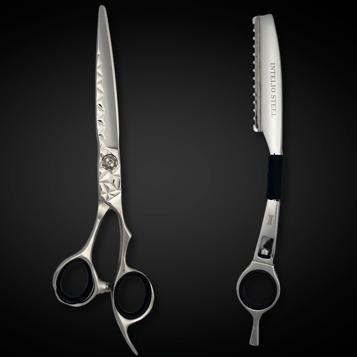 Original Intelio Steel Hair Shears and Razor