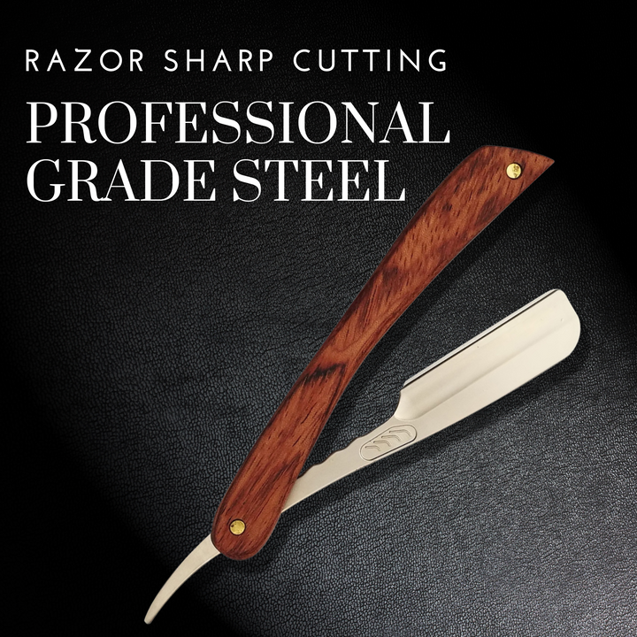 Straight Razor Natural Wood