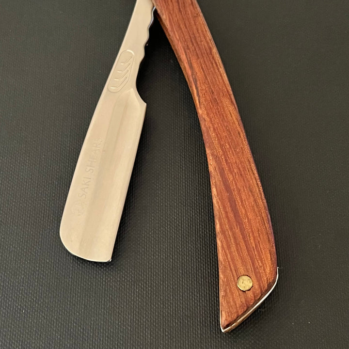 Straight Razor Natural Wood