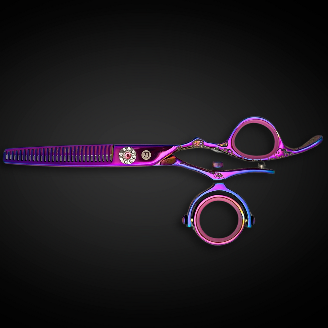 Swivel Kohana Pink Hair Shears Set (Hair Cutting and Thinning Shears)