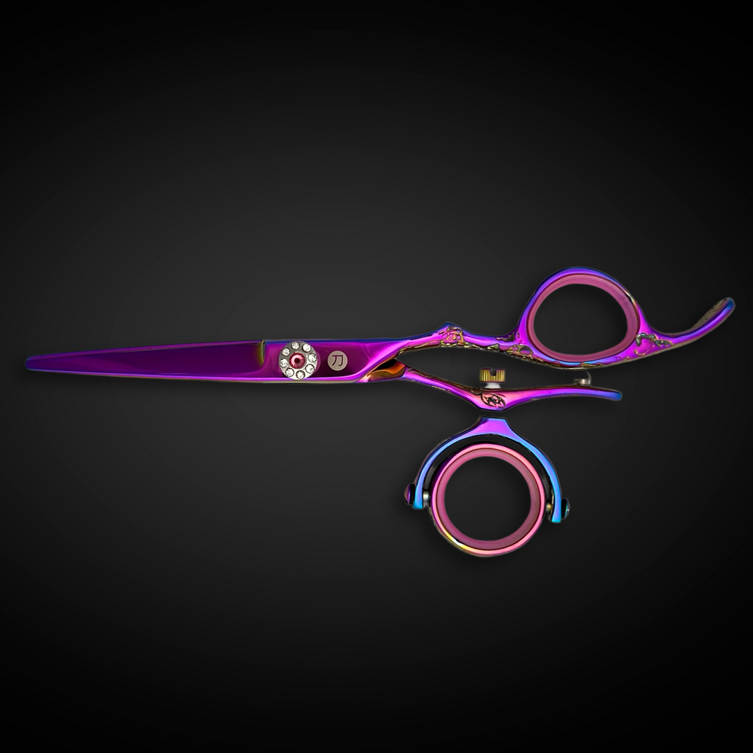 Swivel Kohana Pink Hair Shears Set (Hair Cutting and Thinning Shears)