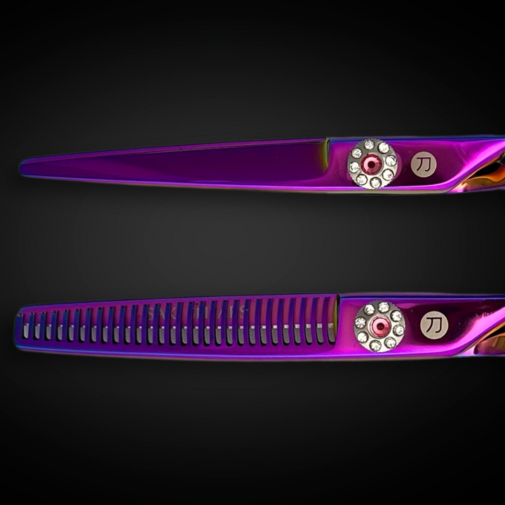 Swivel Kohana Pink Hair Shears Set (Hair Cutting and Thinning Shears)