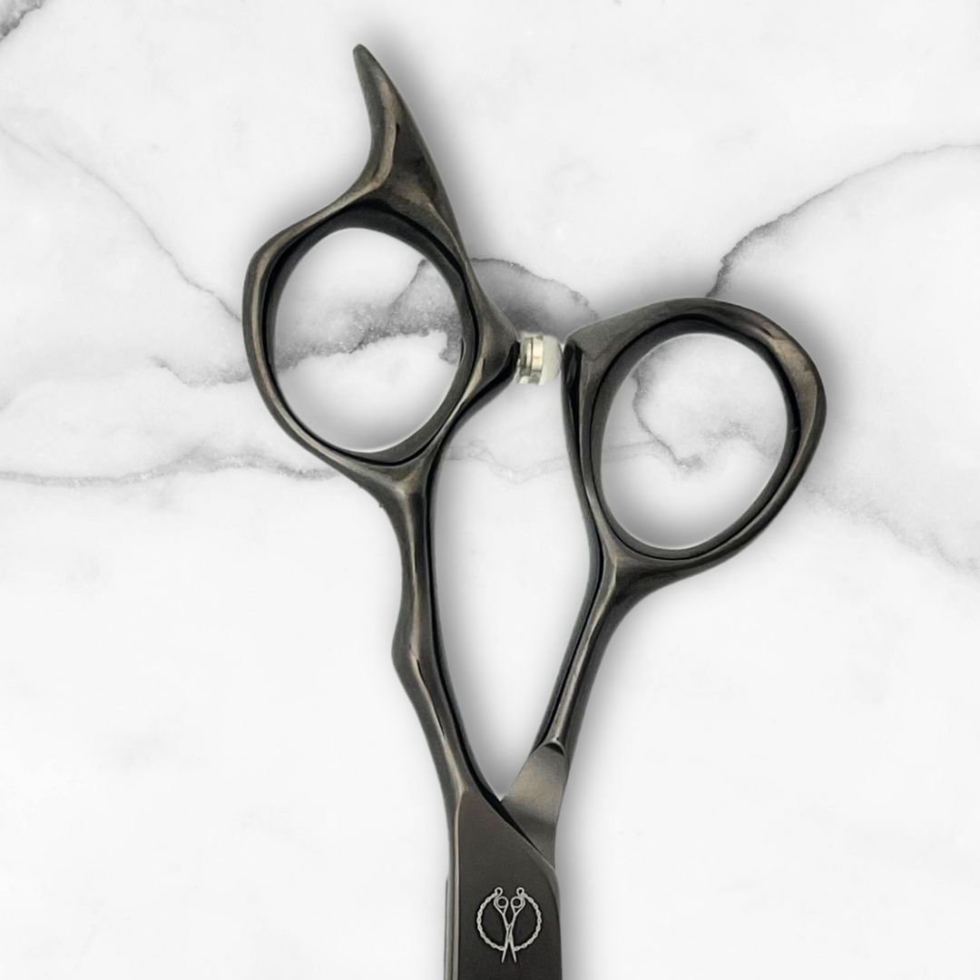 6.0 Inch Hair Gun Metal Black Shears Set