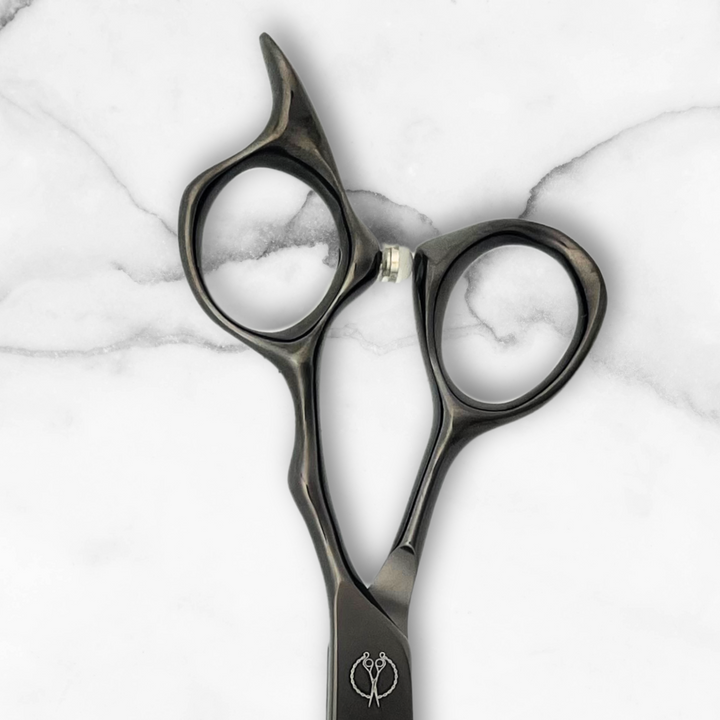 6.0 Inch Hair Gun Metal Black Shears Set