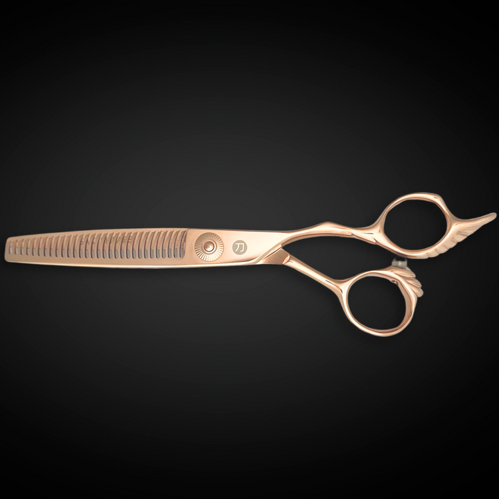 6" Gold Hair Thinning Shears Saki Tsuru