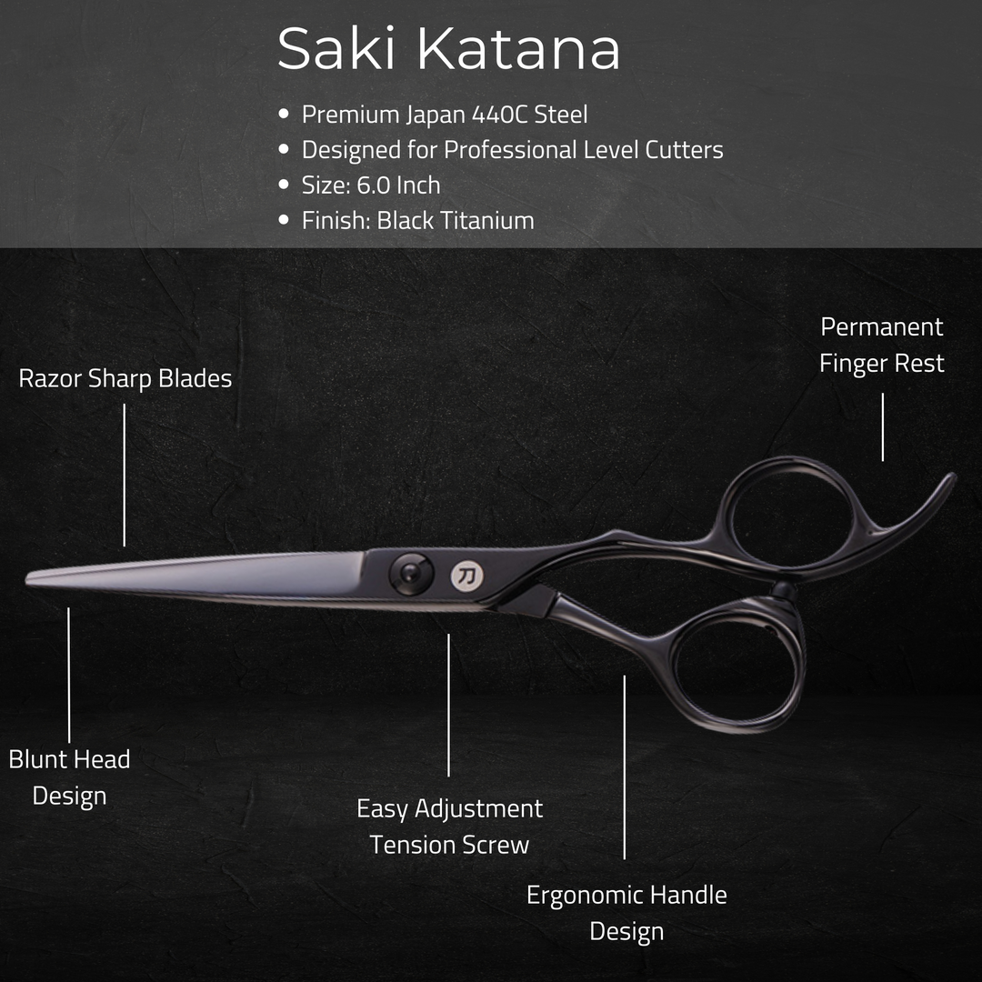Katana Japanese Hair Cutting Shears Set (Hair Cutting and Thinning Shears)