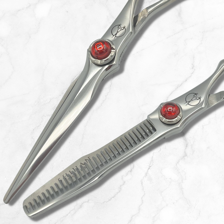 Red Moon 5.5 Inch Steel Hair Shears Set