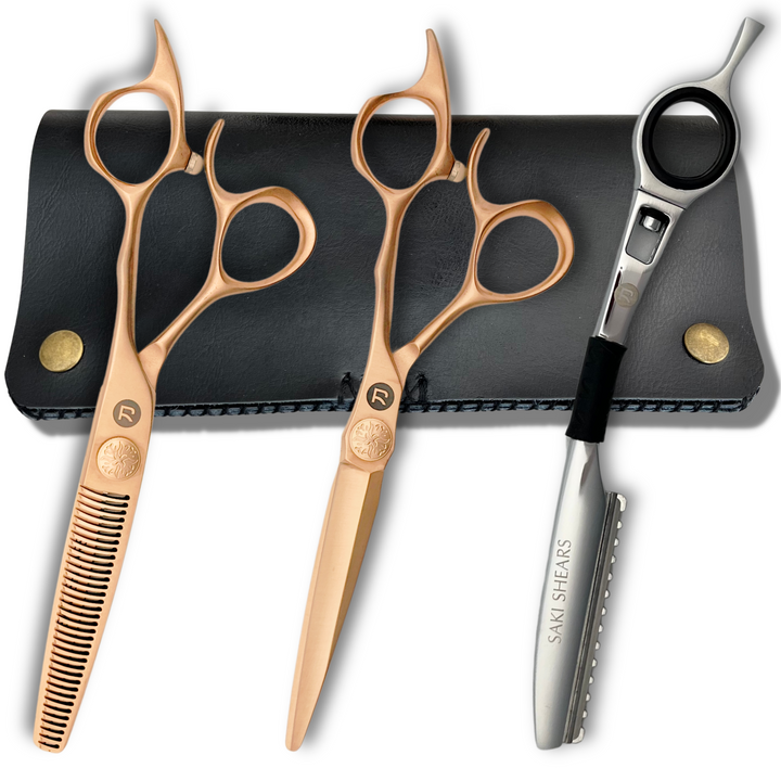 Saki Premium Gold Hair Shears Set