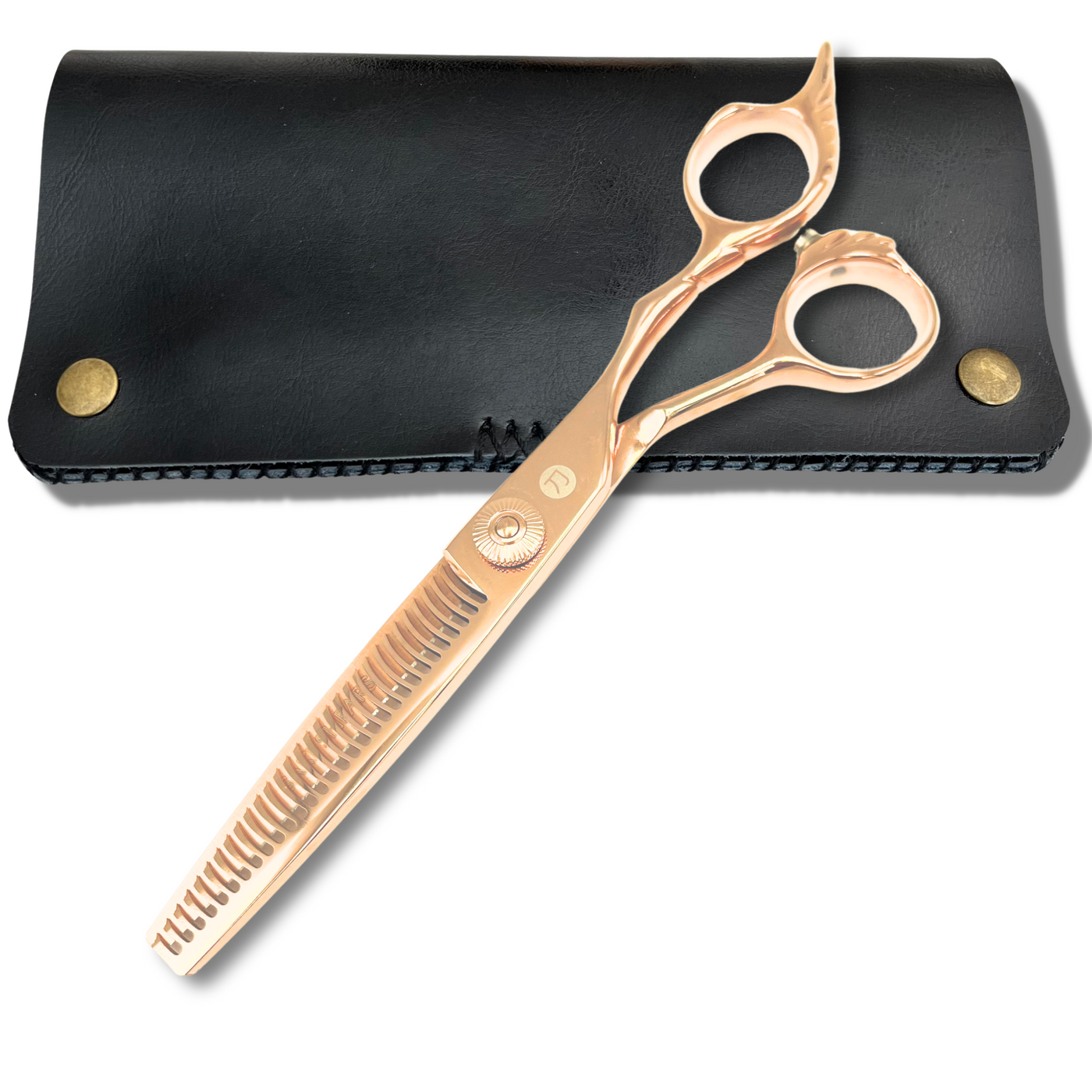 6" Gold Hair Thinning Shears Saki Tsuru