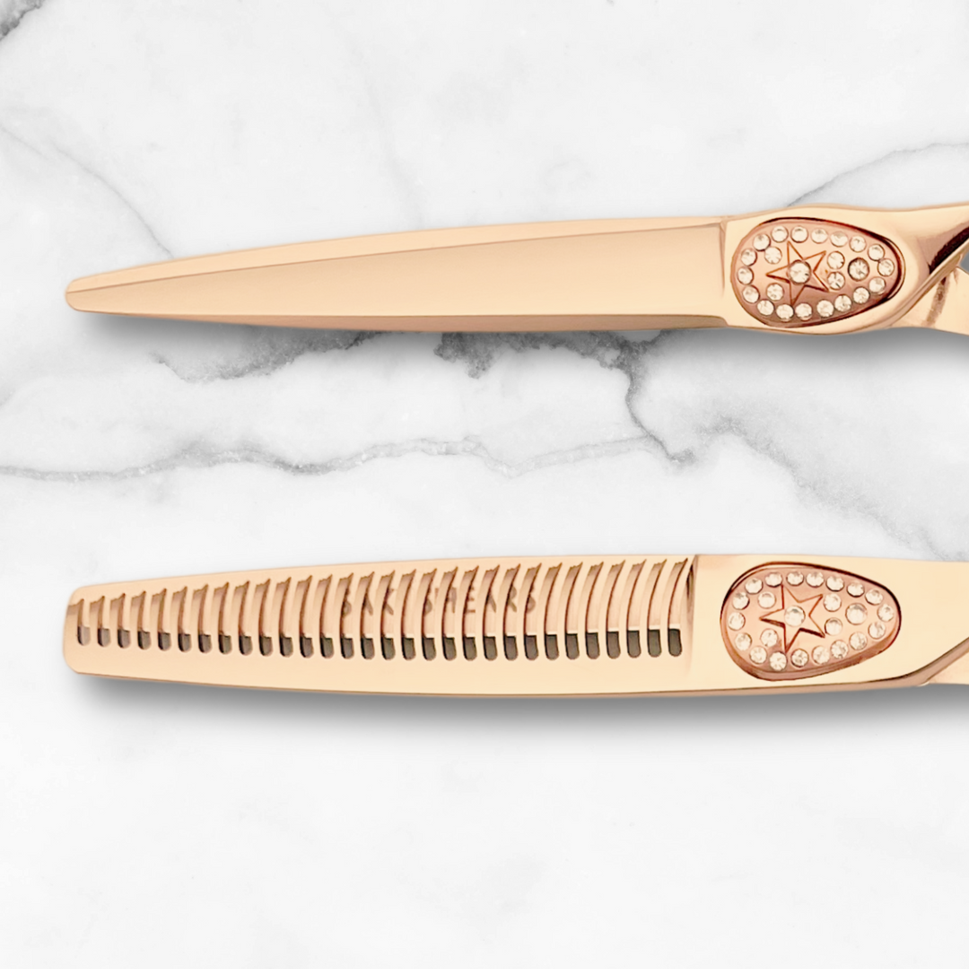 Gold Saki Ikigai Hairdressing Shears Set