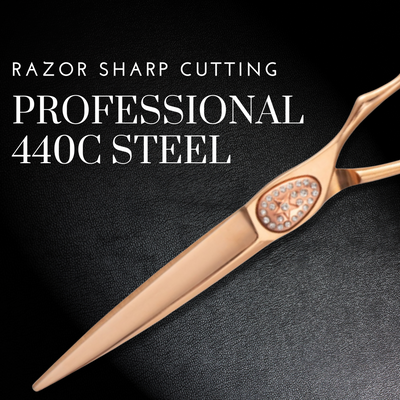 Saki Ikigai Rose Gold Hair Cutting Shears