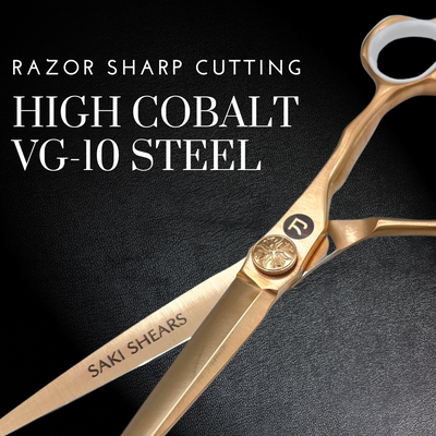 Saki Premium Gold Hair Shears Set