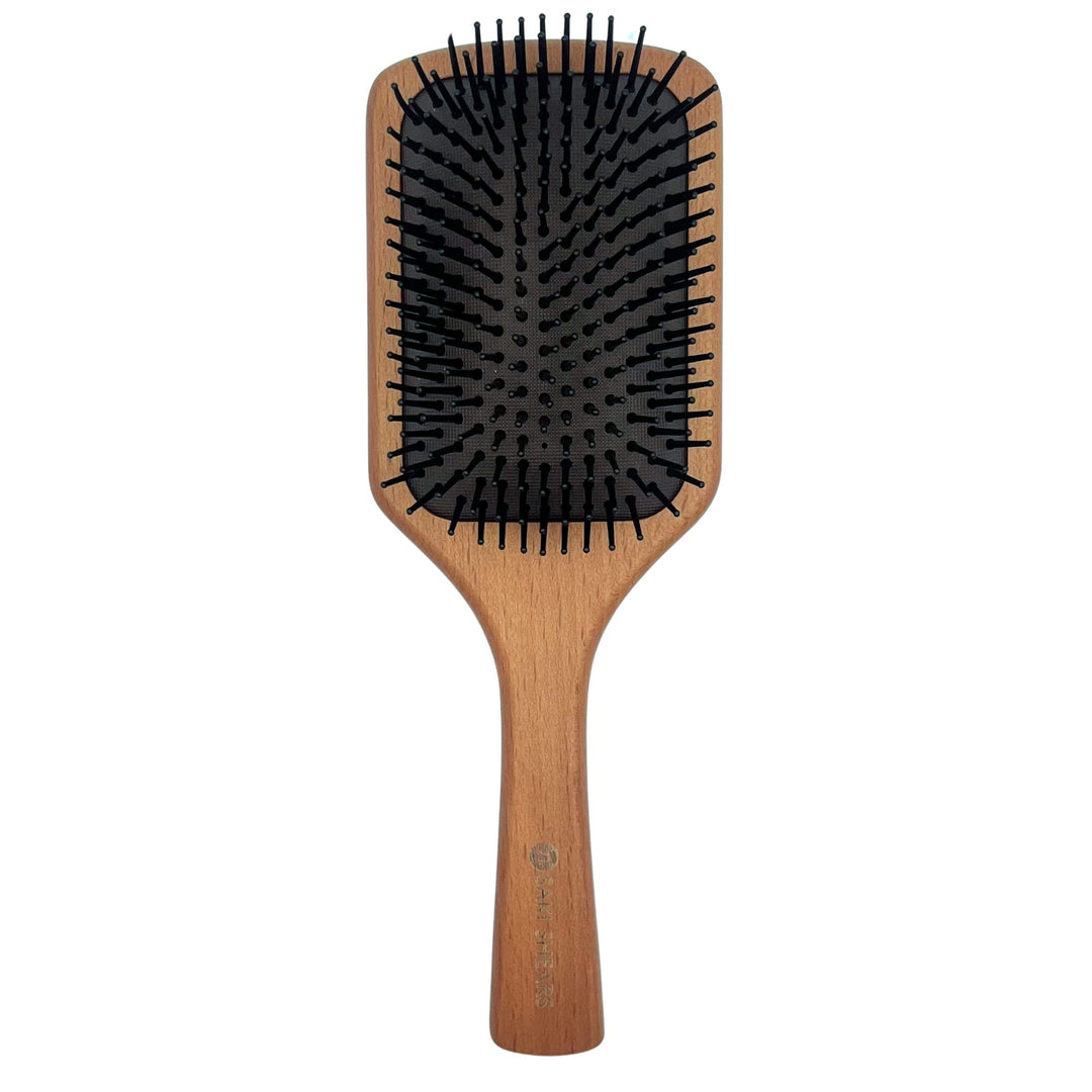 packshot-compressed-jpg | saki-shears-large-wooden-paddle-brush