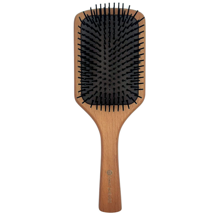 packshot-compressed-jpg | saki-shears-large-wooden-paddle-brush