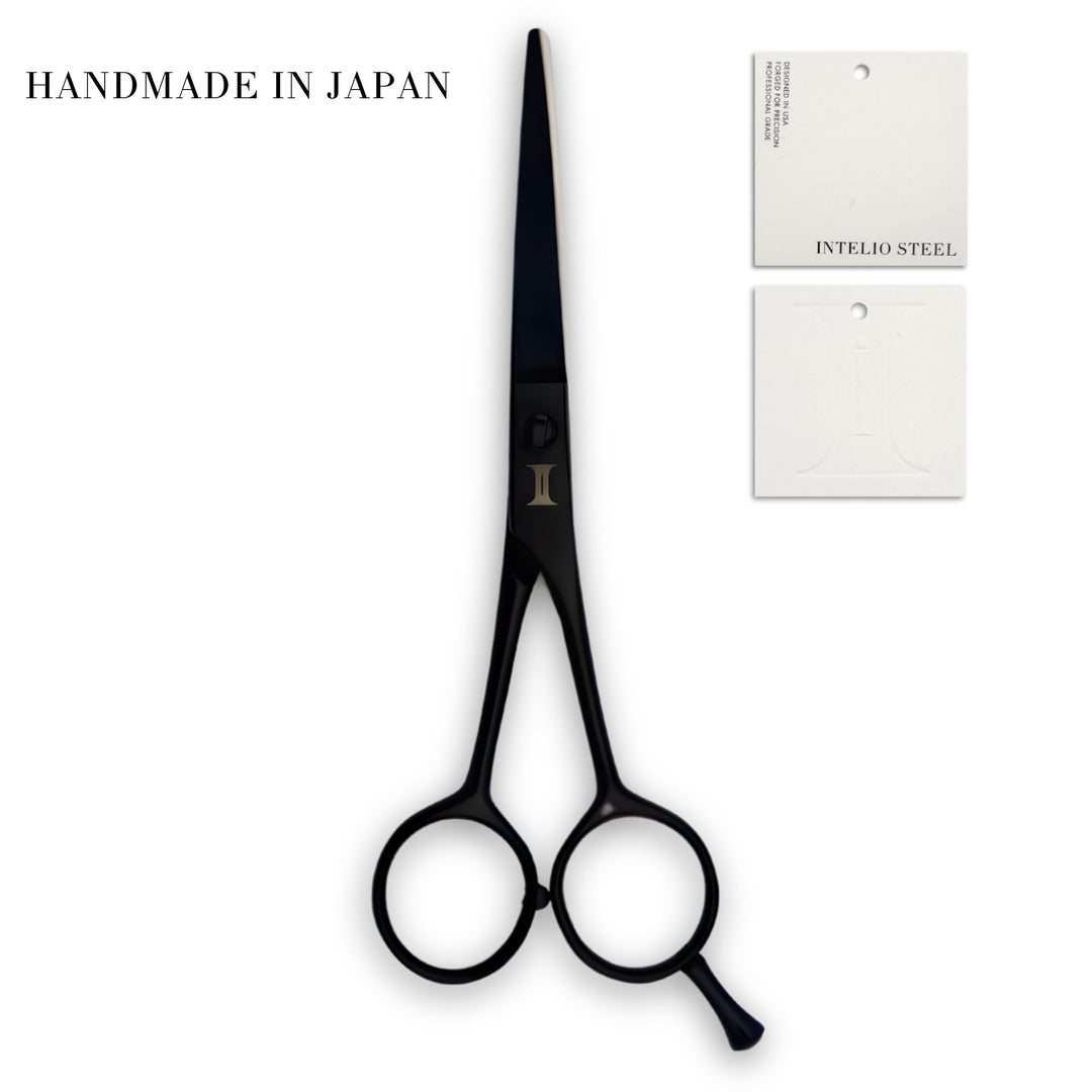 packshot-compressed-jpg | black-made-in-japan-hair-cutting-shears-intelio-steel-yoru