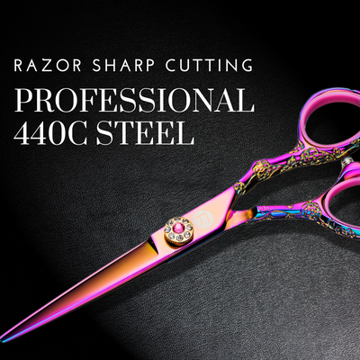 Saki Kohana Pink Hair Cutting Shears