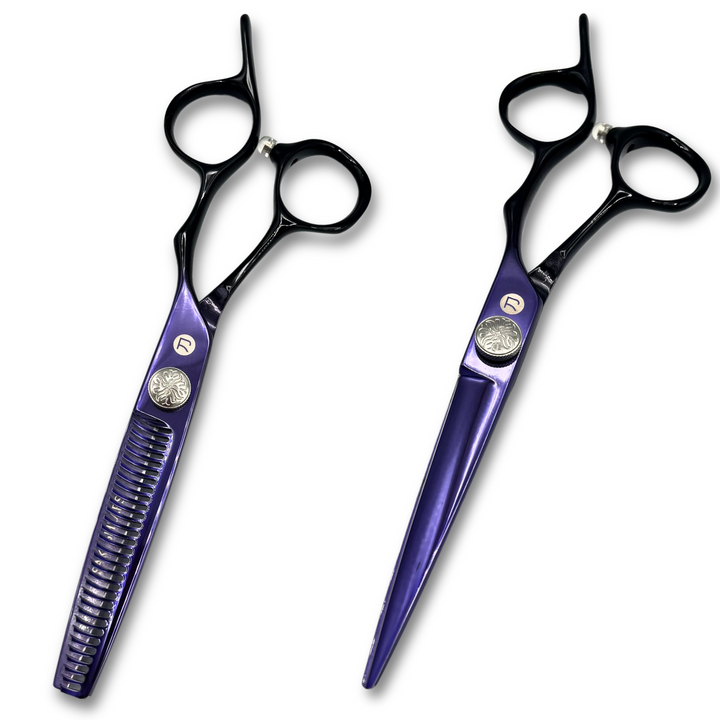 Purple 6" Saki Nebula Hairdressing Shears Set