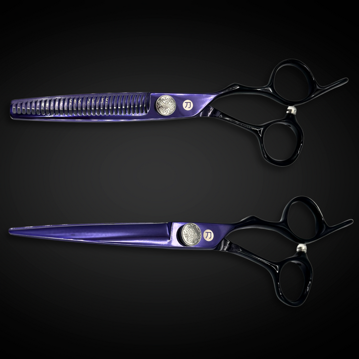 Purple 6" Saki Nebula Hairdressing Shears Set