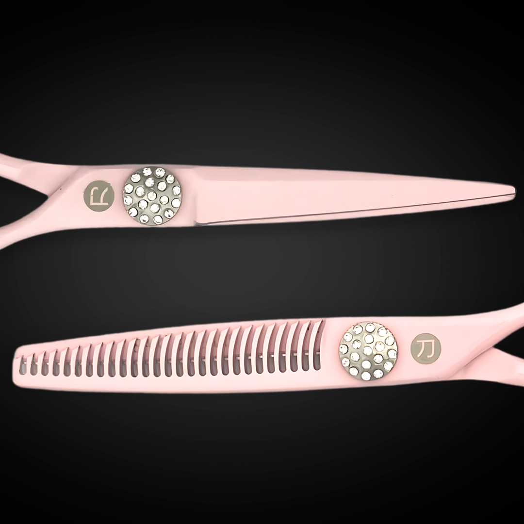 Precision Pink Hairdressing Shears Set