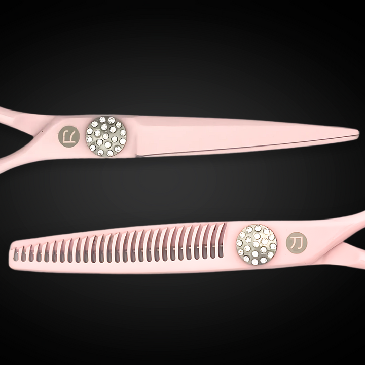 Precision Pink Hairdressing Shears Set