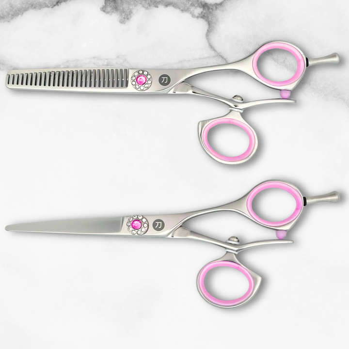 Sakura Swivel Hairdressing Shears Set (Hair Cutting and Thinning Shears)